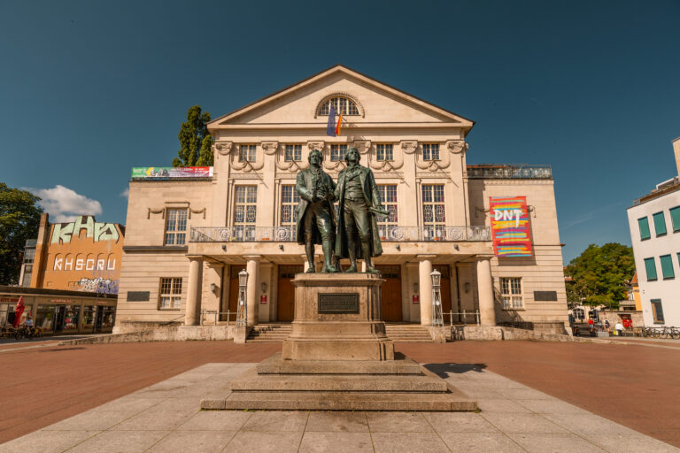 Goethe en Schiller in Weimar